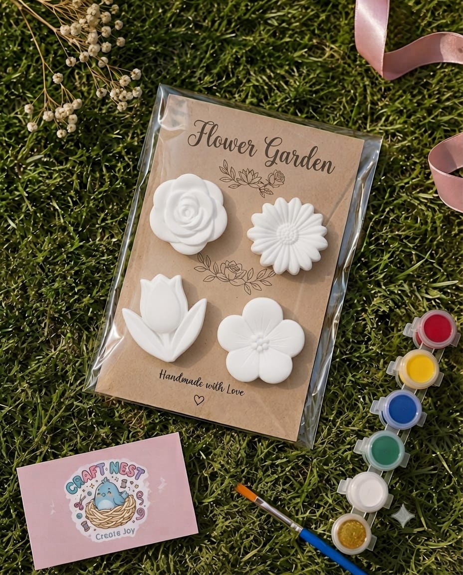 Flower garden paint kit
