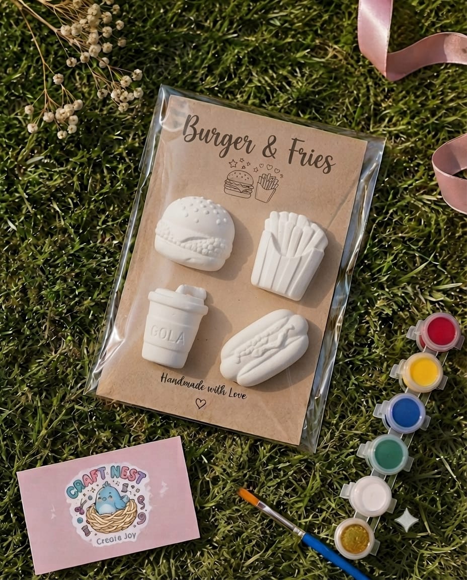 Burger & Fries paint kit