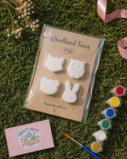Wood land faces paint kit