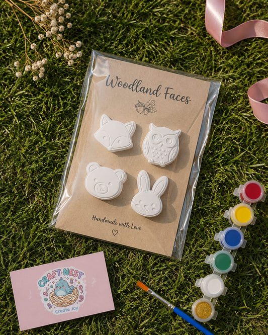 Wood land faces paint kit