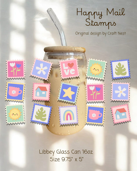 Happy Mail Stamps