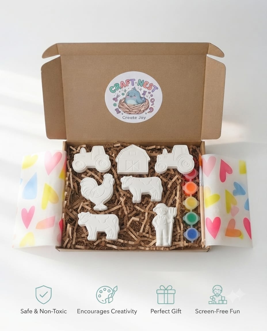 Farm friends paint kit